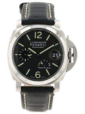 Panerai Luminor Marina Black Waffle Dial Steel 40mm Automatic Men’s PAM00241